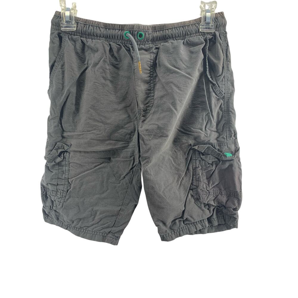Ocean Current Gray Flat Front Pull-On Cargo Shorts Men's Size Medium